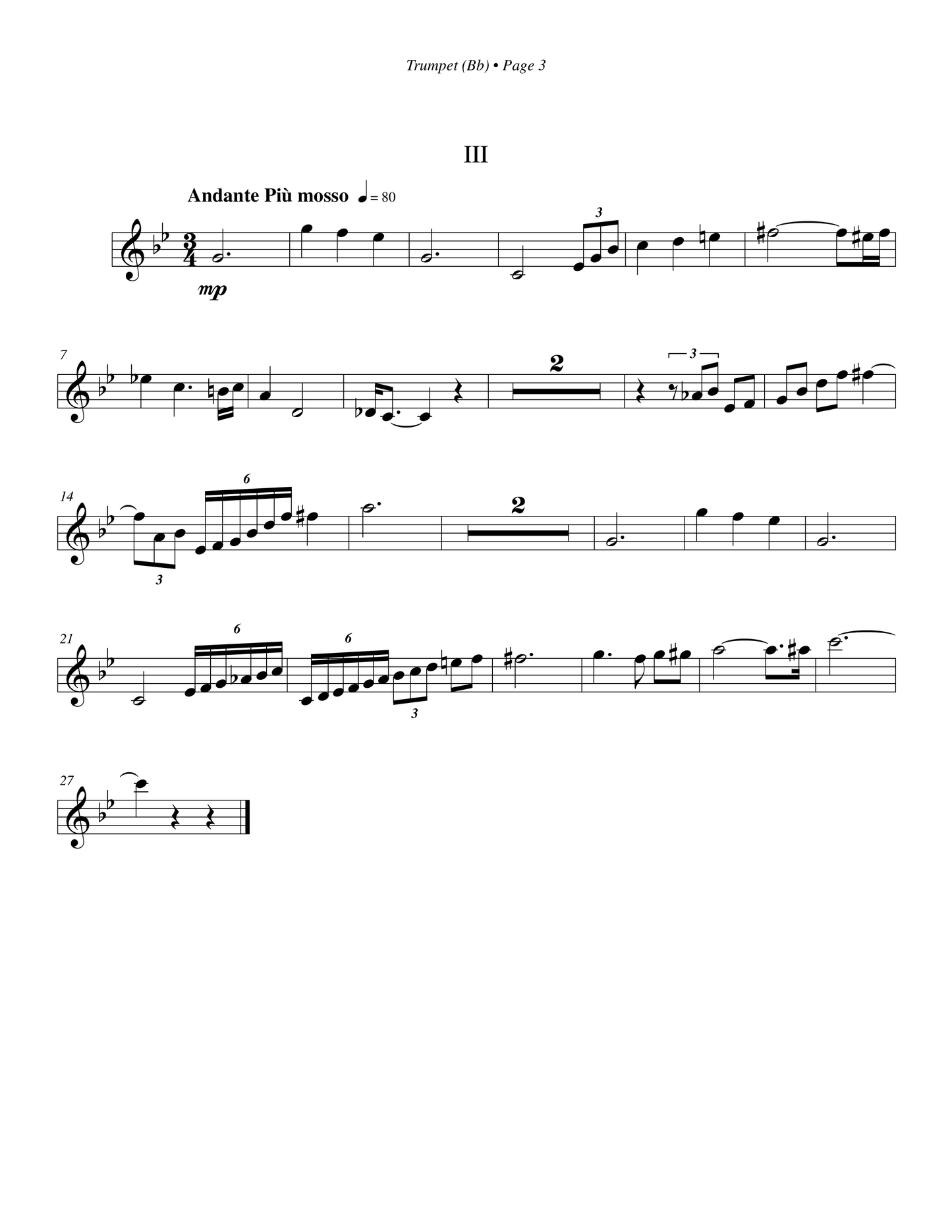 Expressions for Trumpet