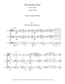 Ten Summer Trios for Low Brass