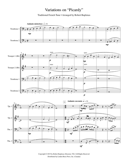 Variations on "Picardy"