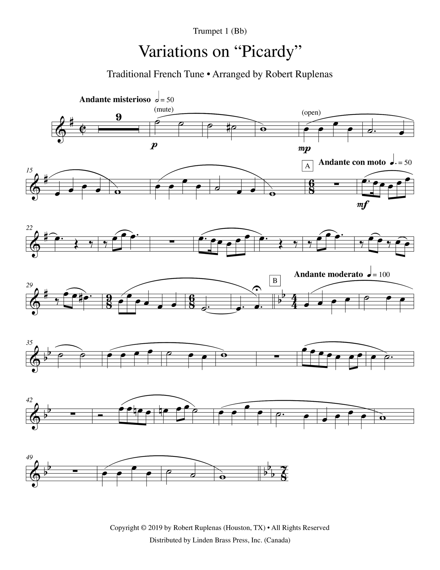 Variations on "Picardy"