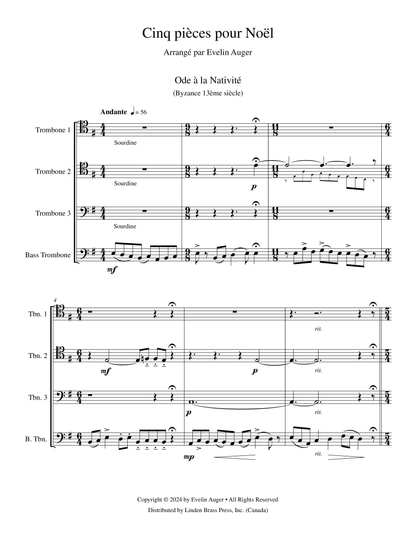 Cinq pièces pour Noël
