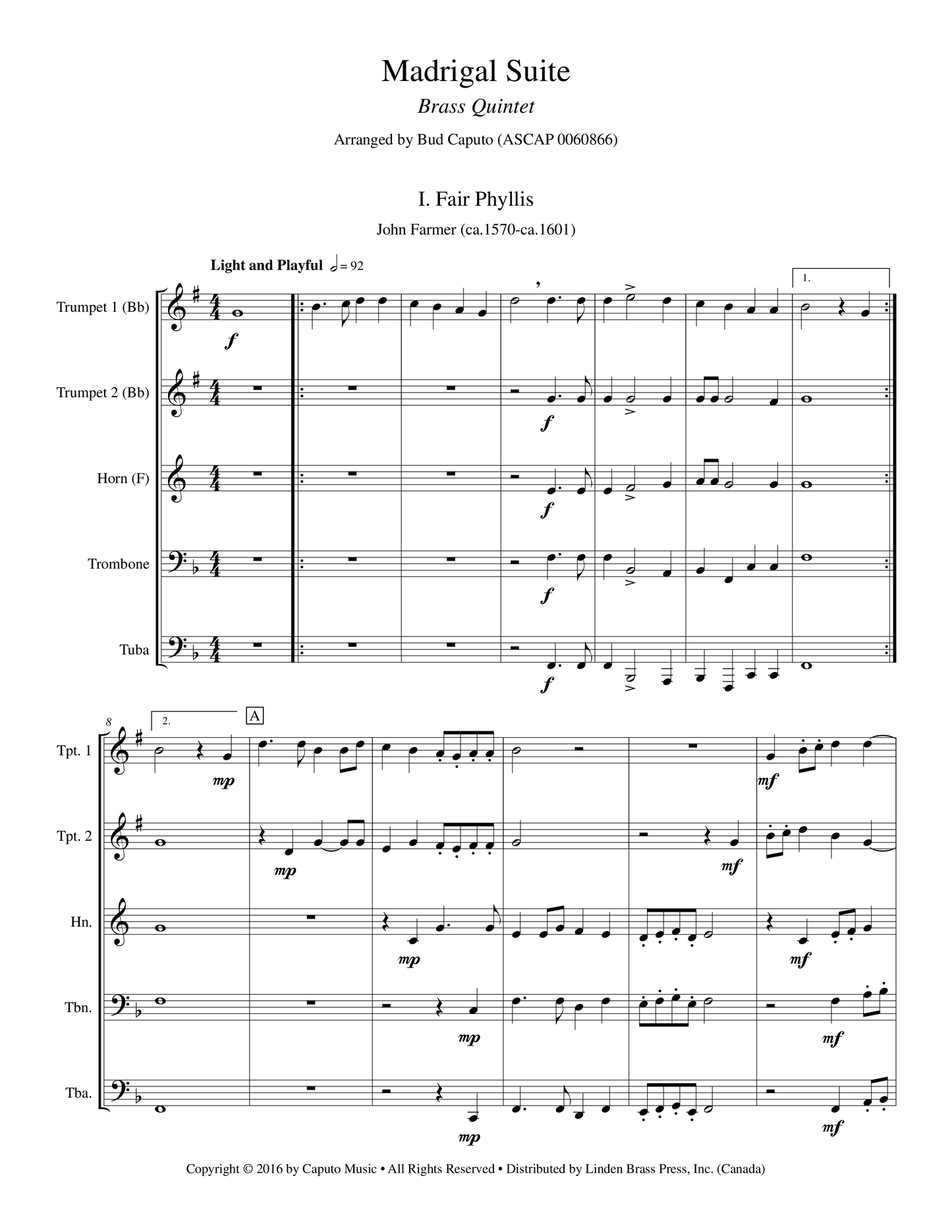 Madrigal Suite