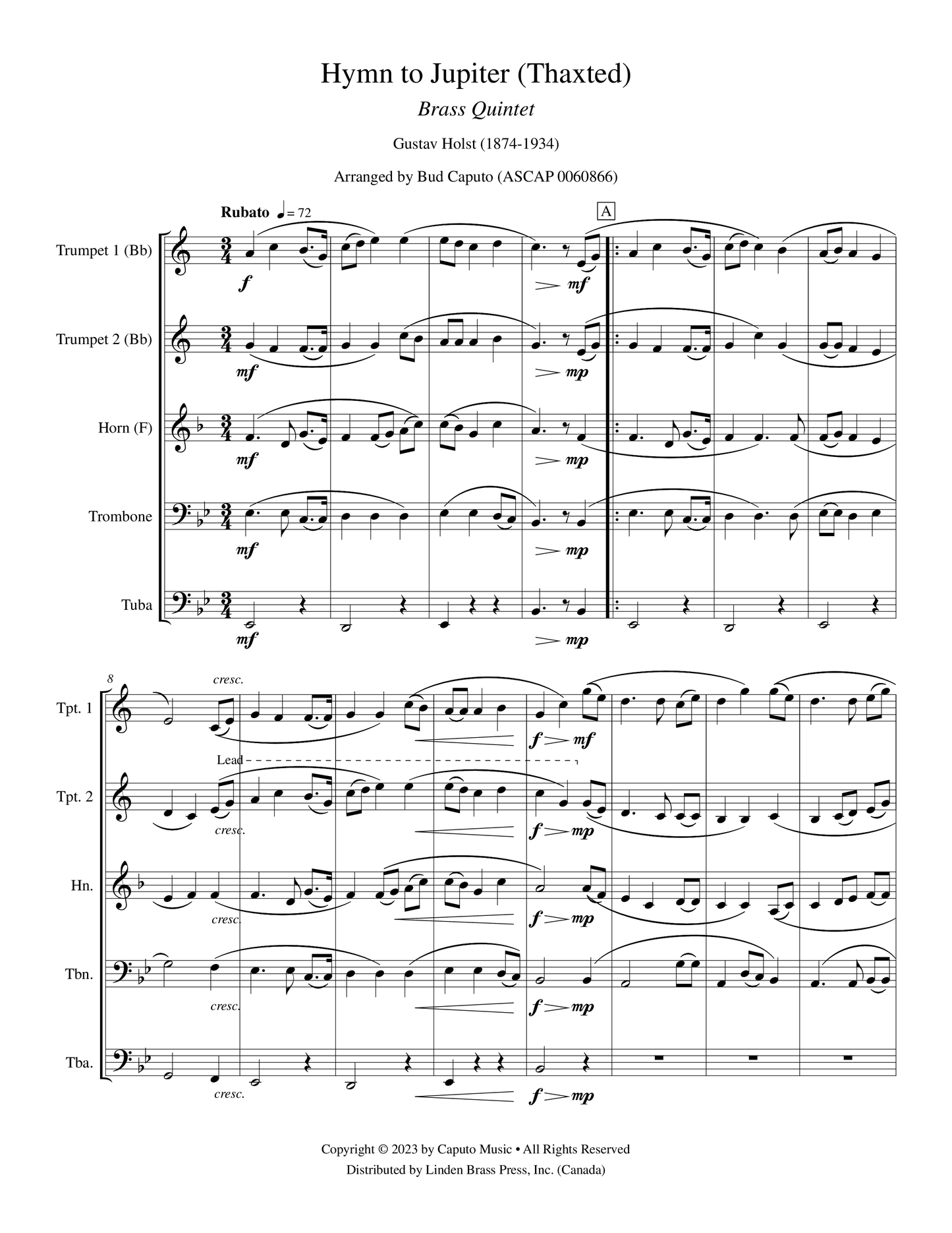 Hymn to Jupiter (Thaxted)