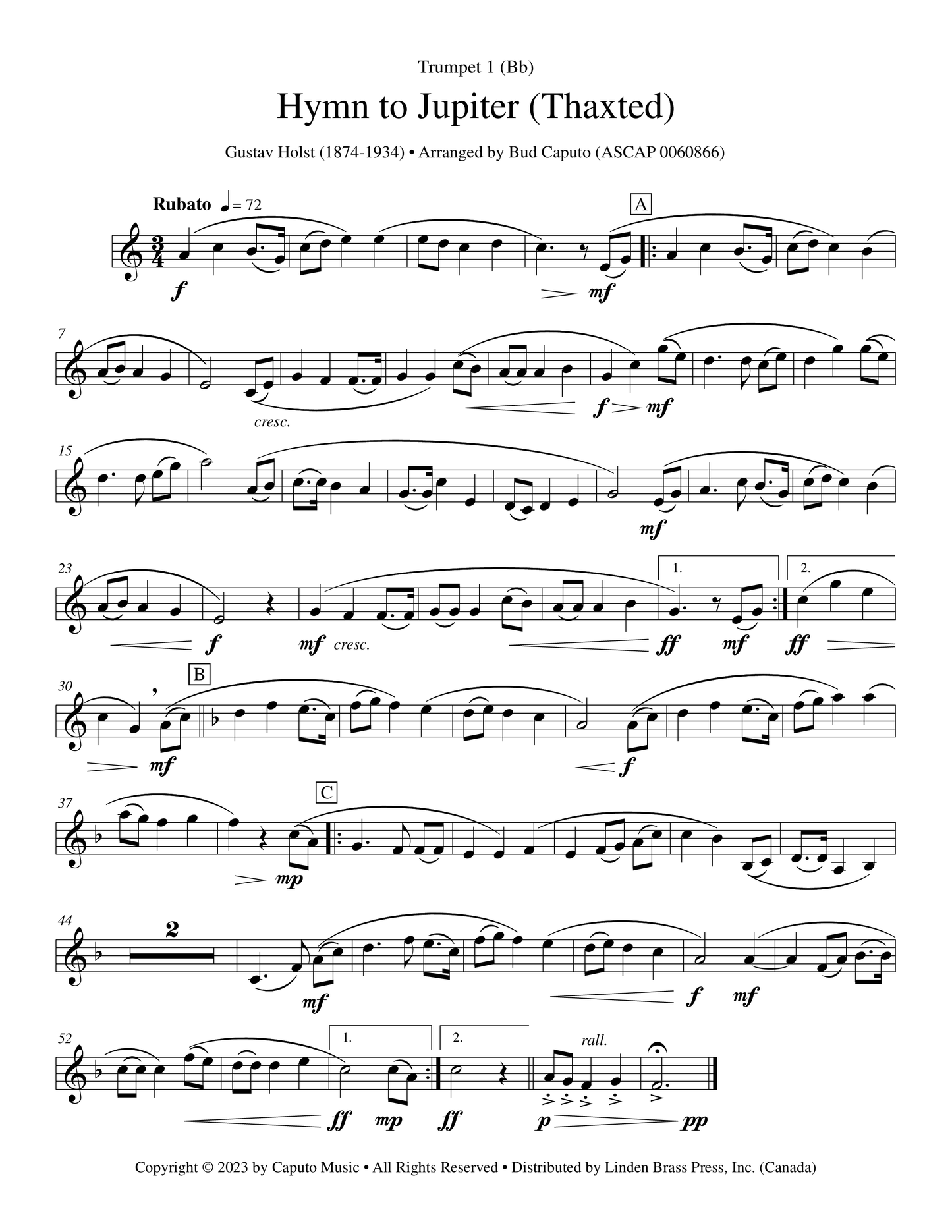 Hymn to Jupiter (Thaxted)