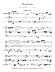 Three Sinfonias