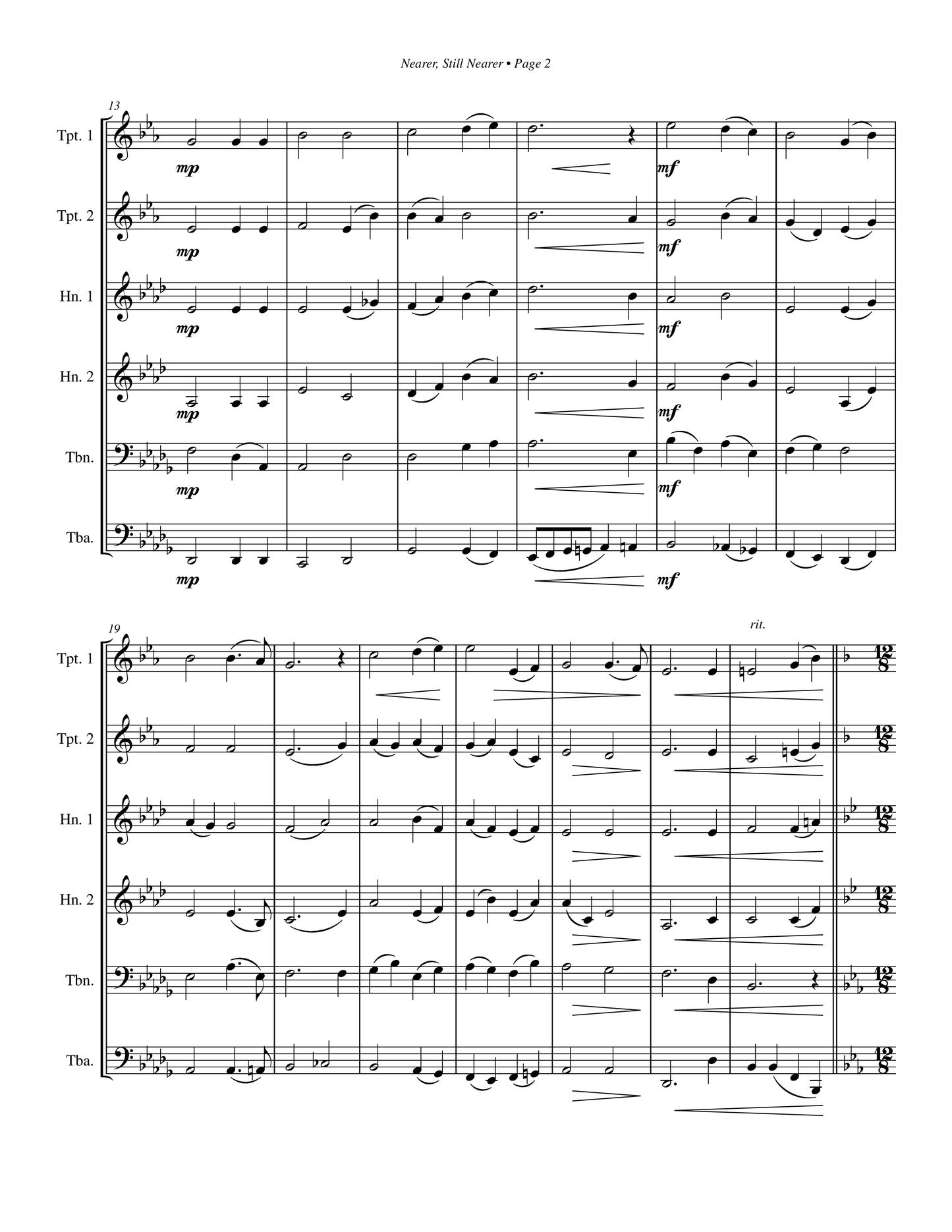 Nearer, Still Nearer