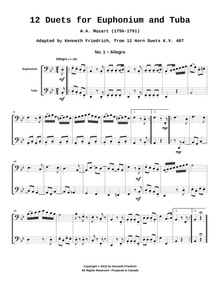 12 Duets for Euphonium and Tuba