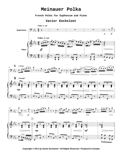 Two Polkas, and a March!