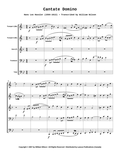 Cantate Domino