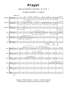 Prayer, Op. 48 No. 1