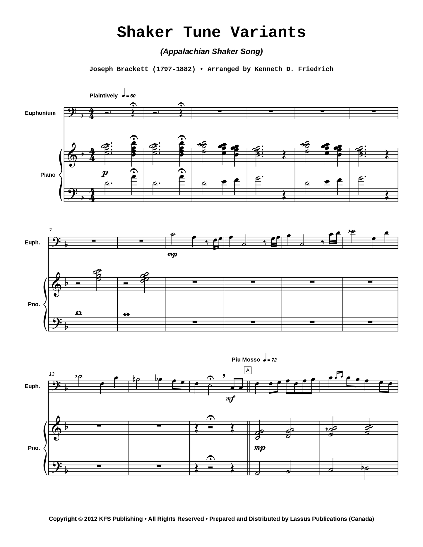 Shaker Tune Variants