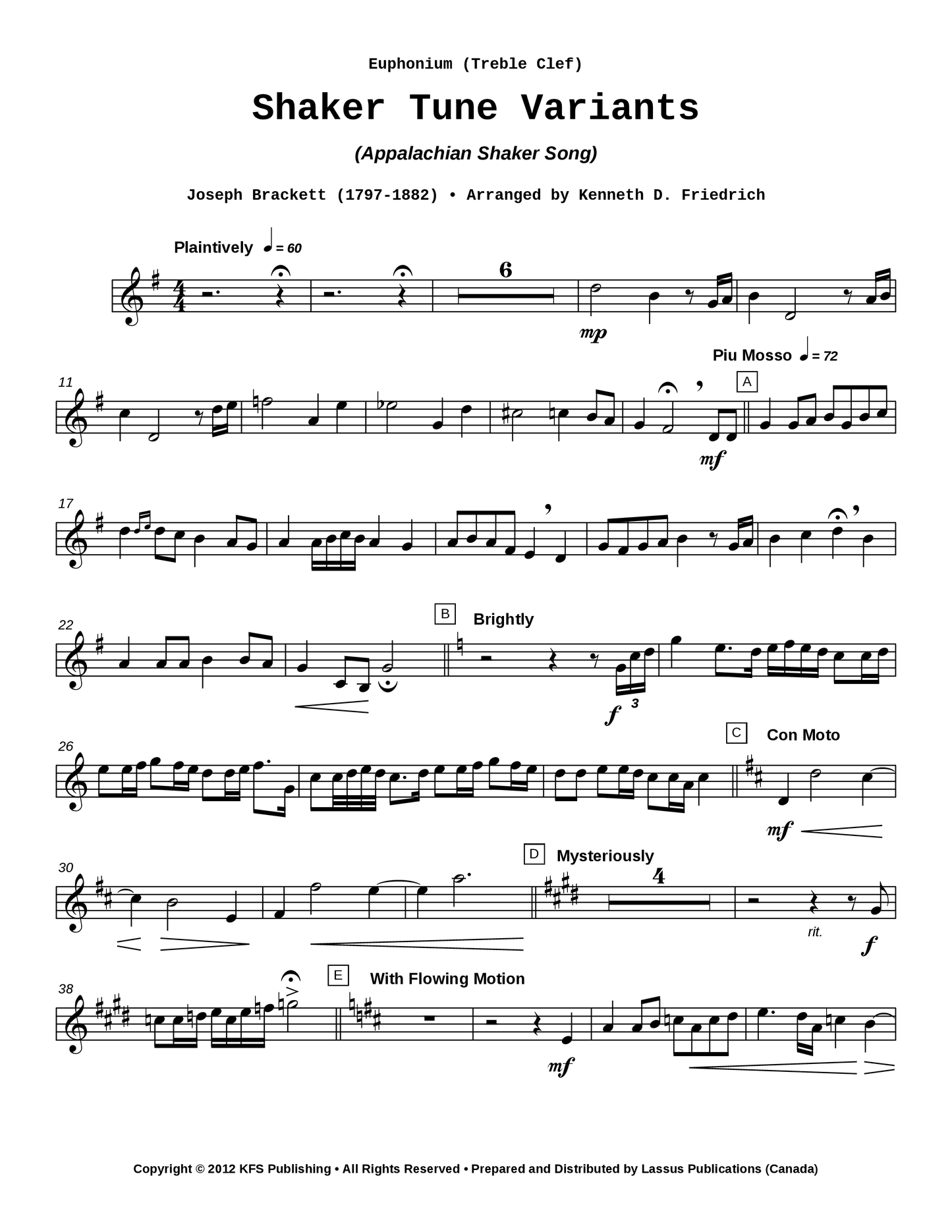 Shaker Tune Variants
