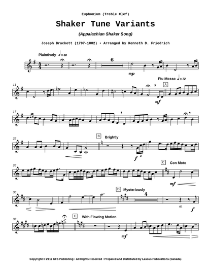 Shaker Tune Variants