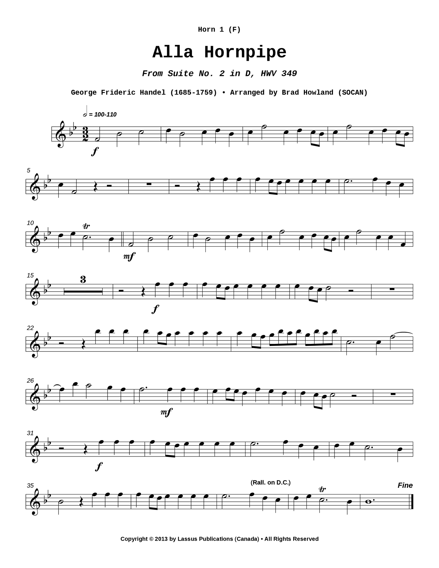 Alla Hornpipe