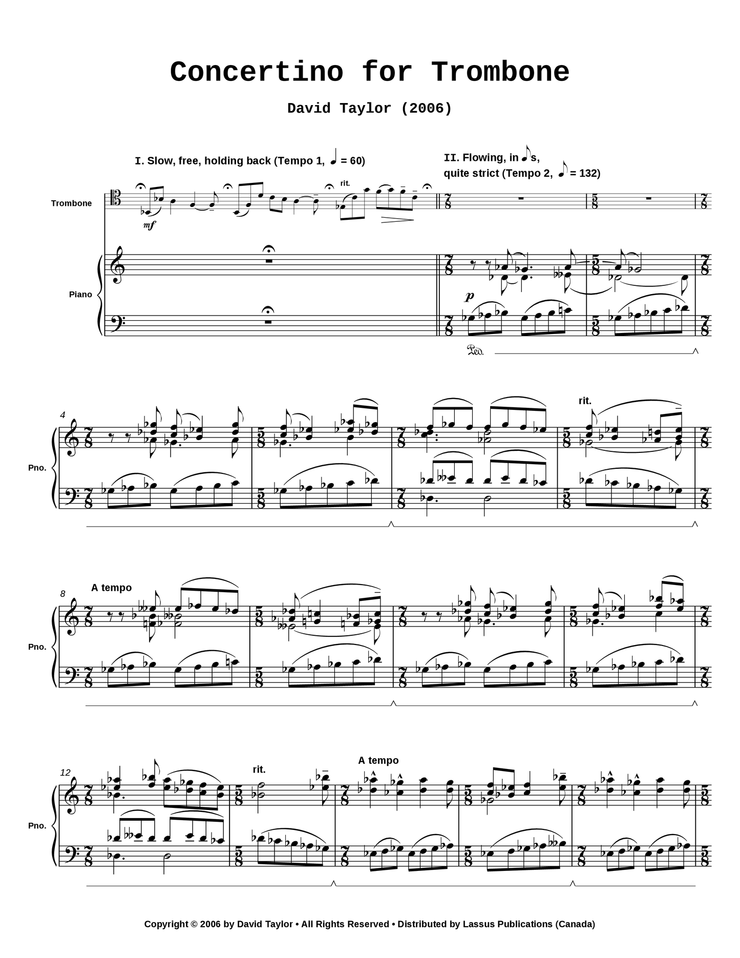 Concertino for Trombone