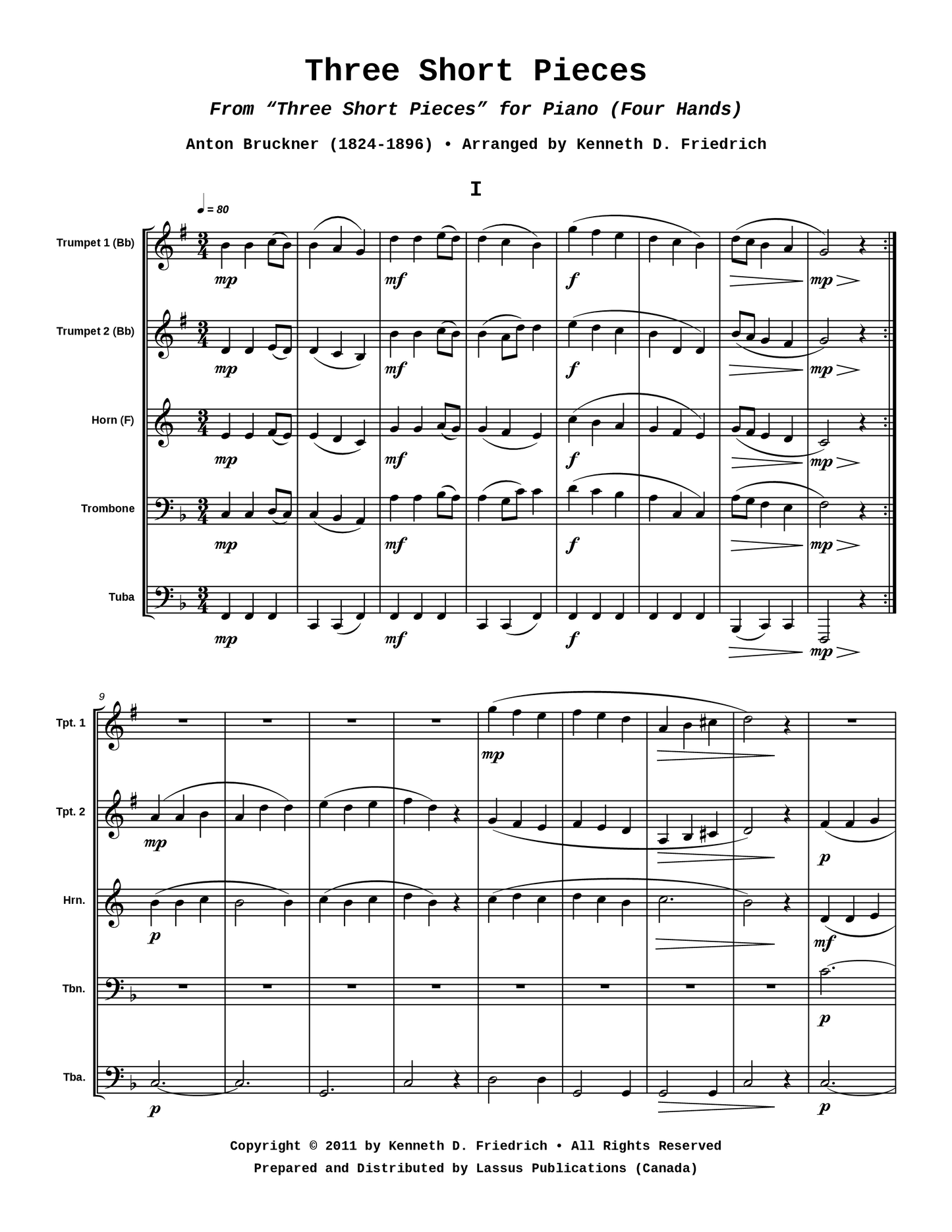 Three Short Pieces