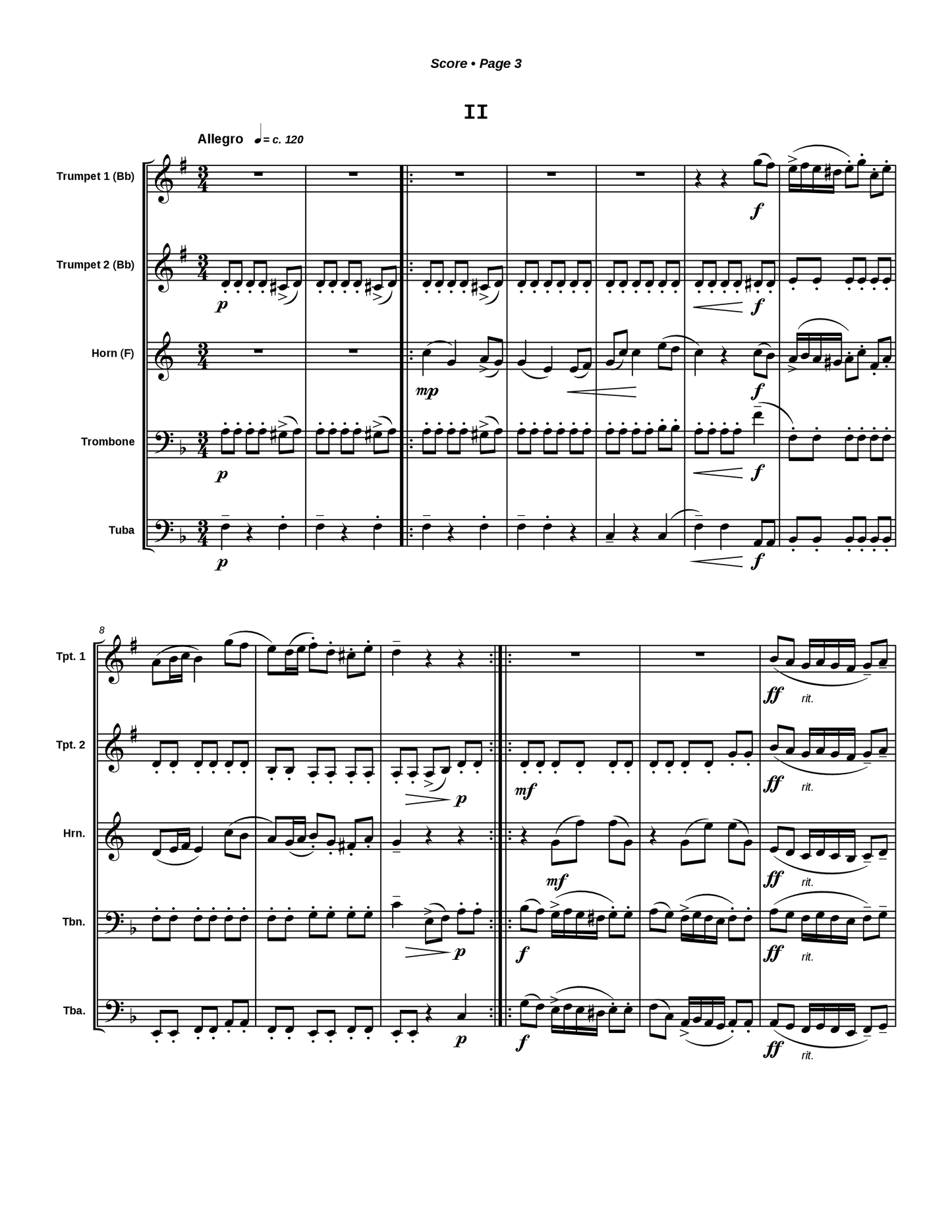 Three Short Pieces