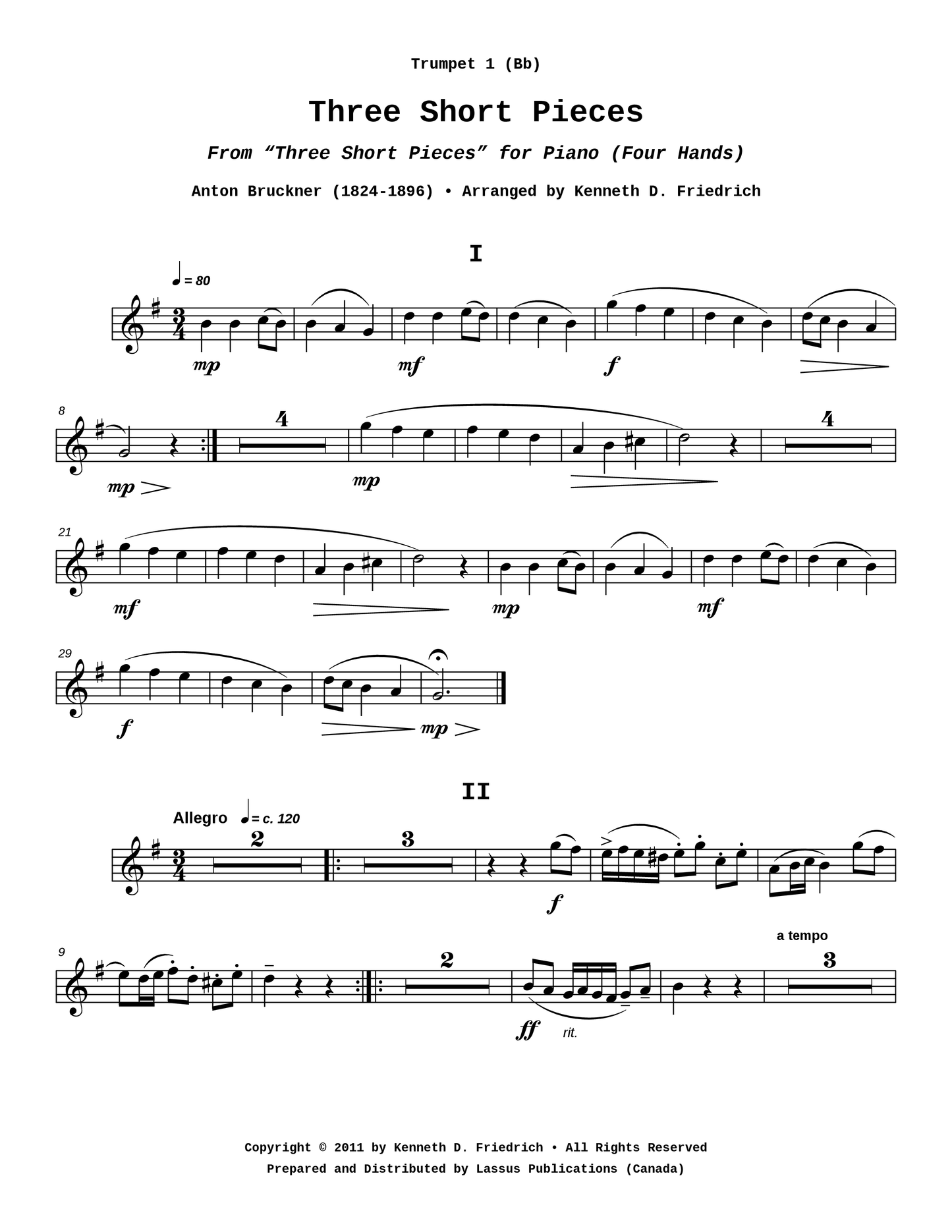 Three Short Pieces