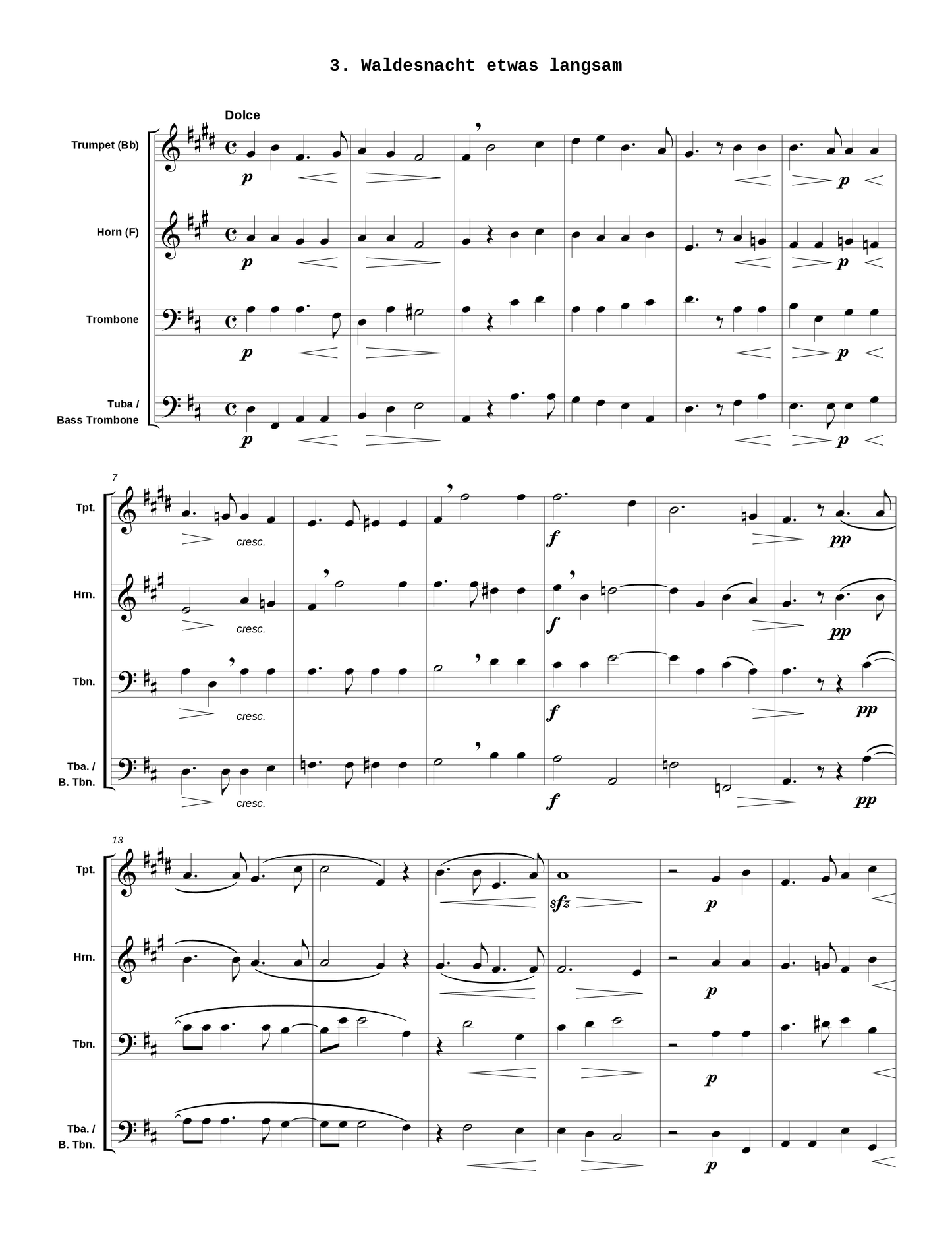 Three Songs, Opus 62