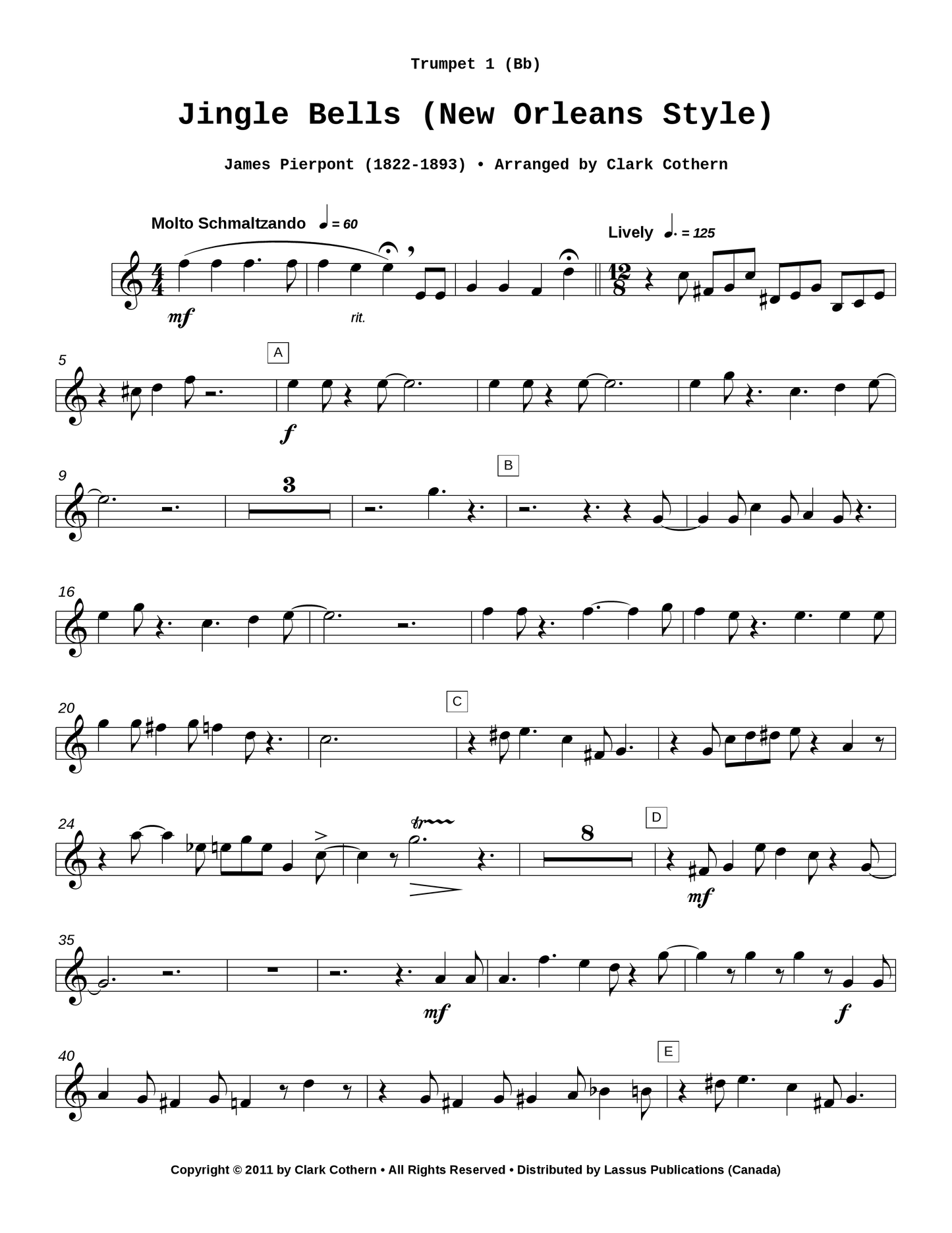 Jingle Bells New Orleans Style