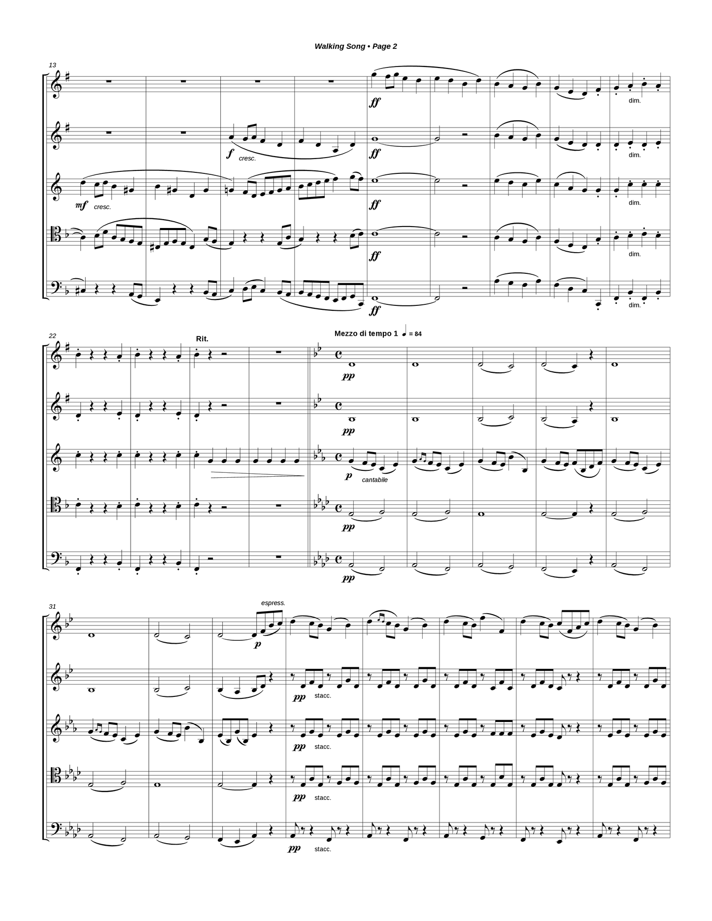 Suite for Brass Quintet, Op. 27