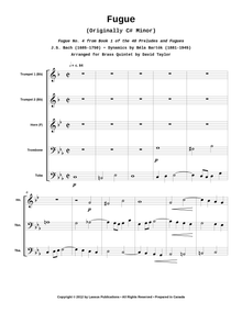 Fugue (Orig. C# Minor)