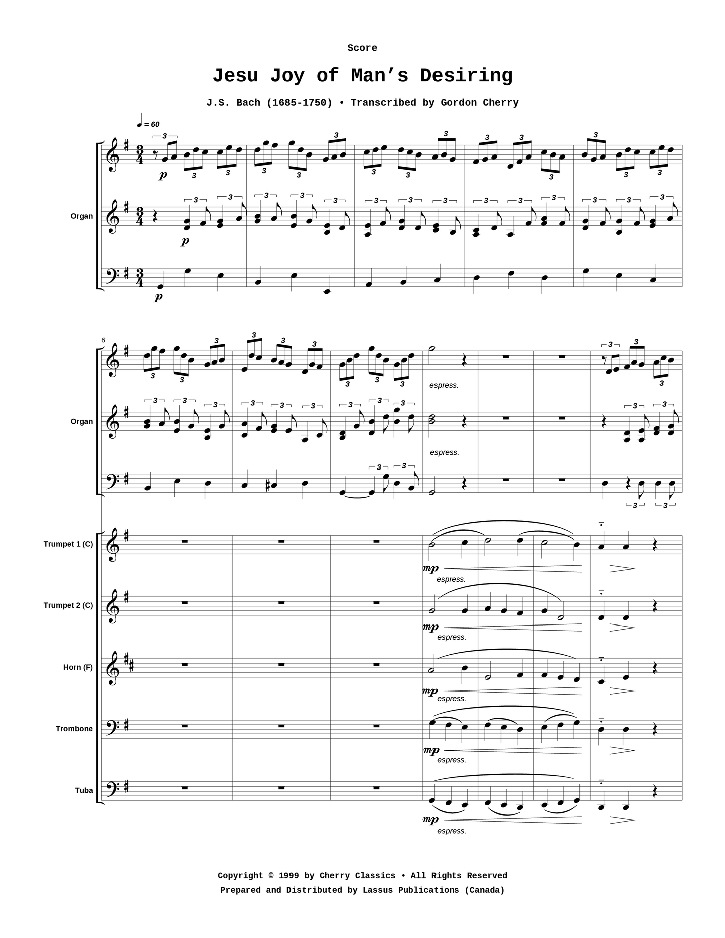 Jesu Joy of Man's Desiring