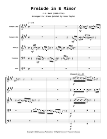 Prelude in E Minor