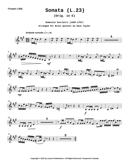 Sonata in E (L.23)