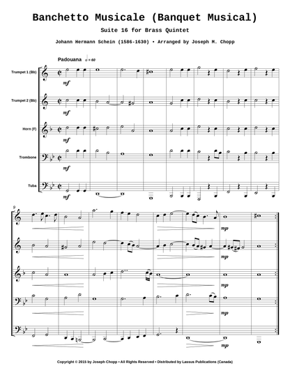 Banchetto Musicale (Banquet Musical)