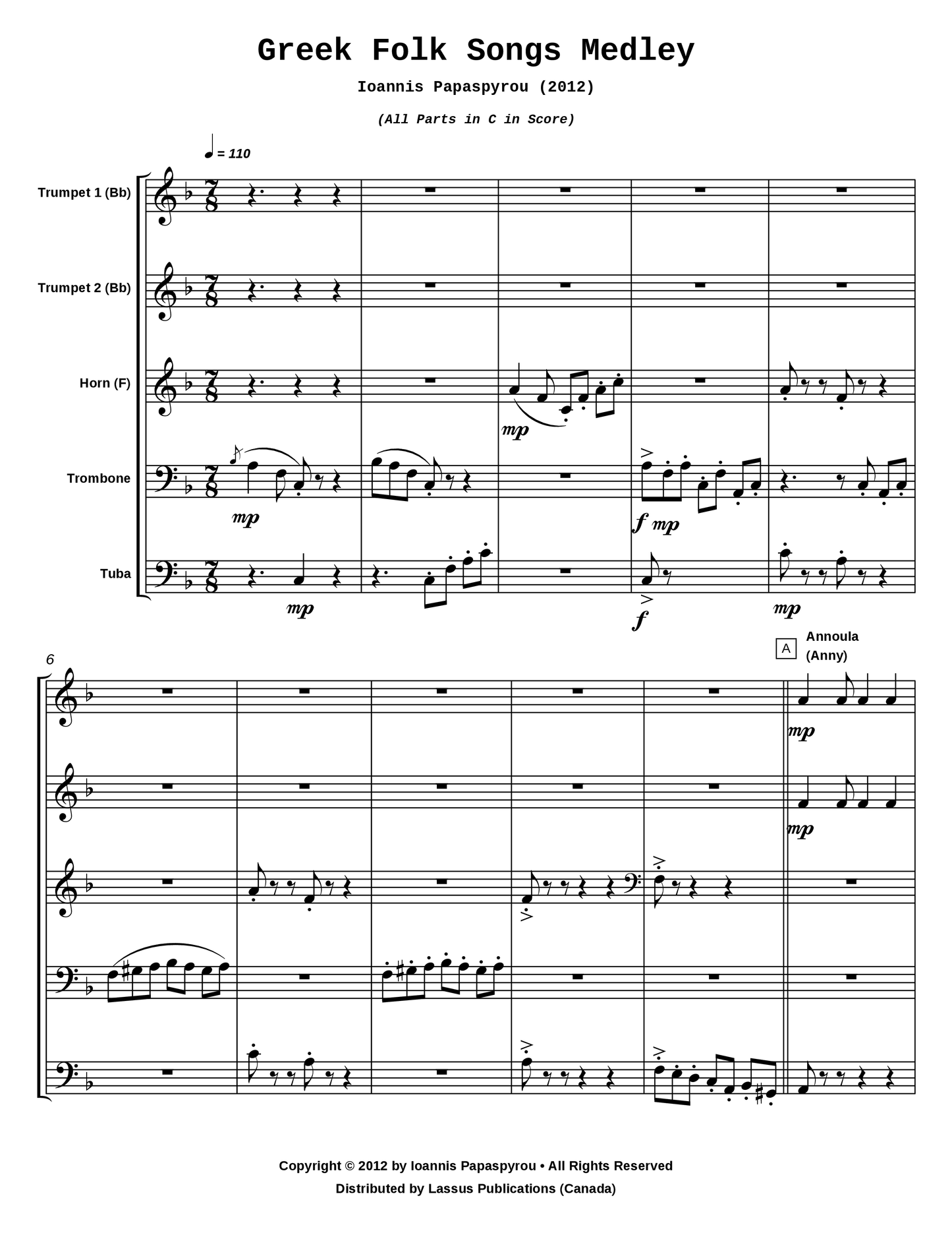 Greek Folk Song Medley