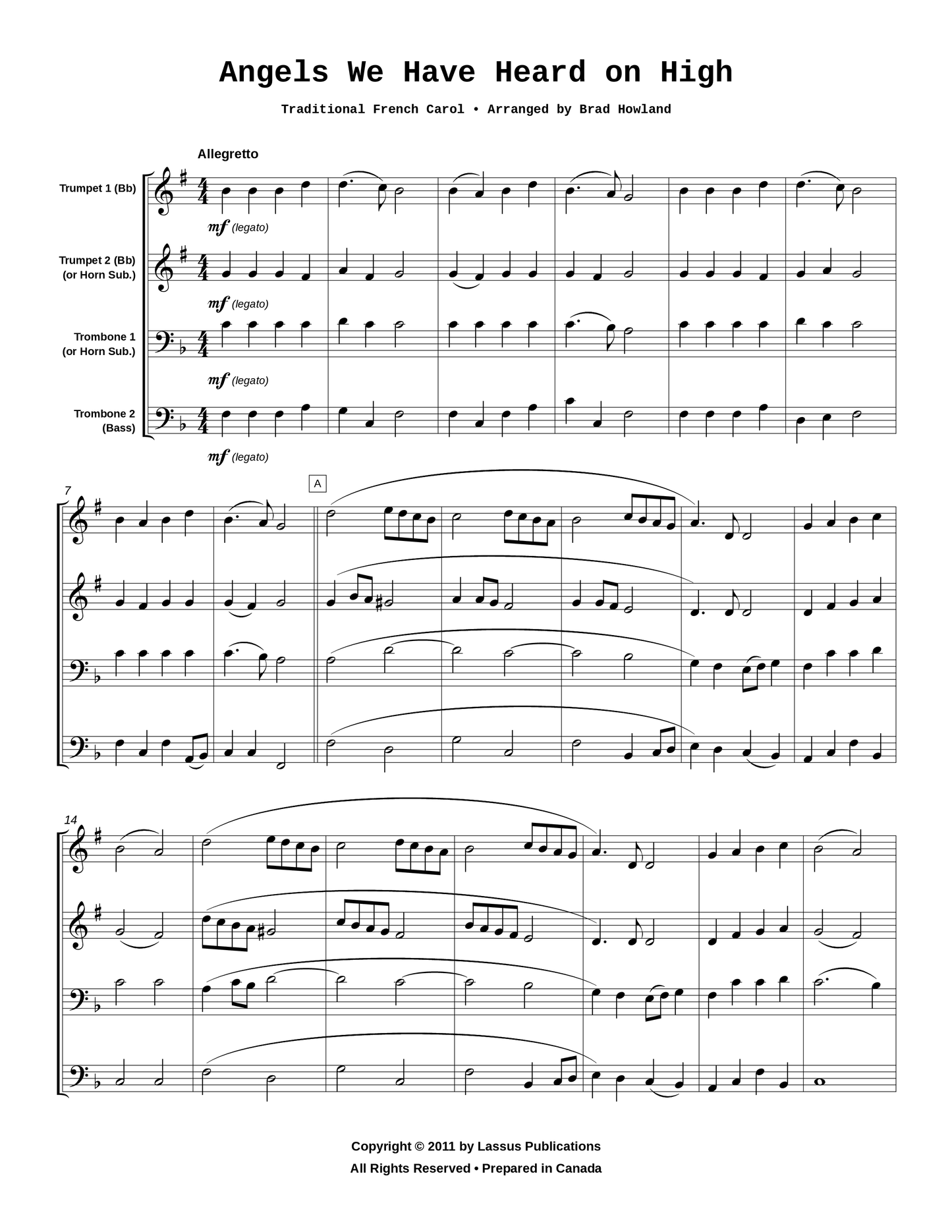Four Lyrical Carols