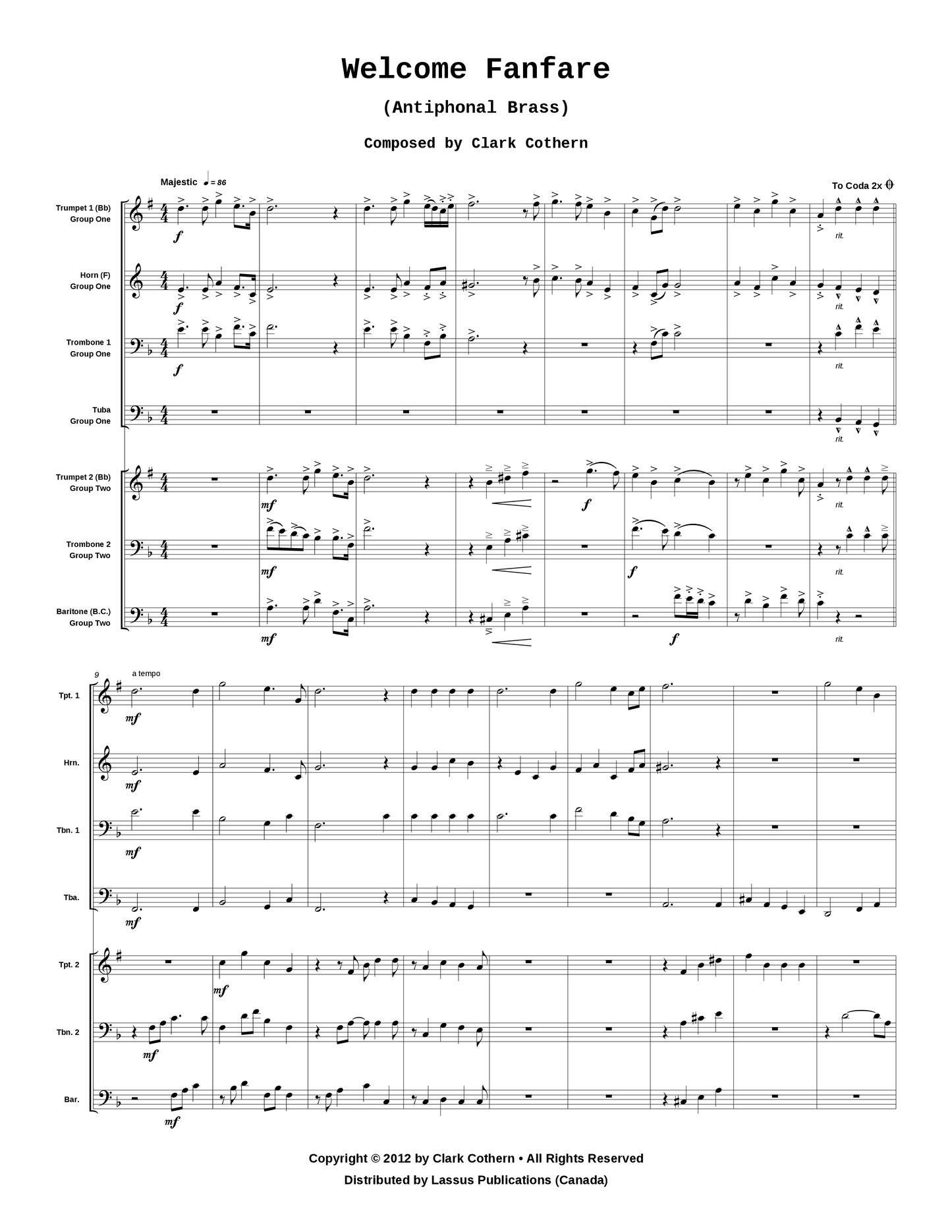 Welcome Fanfare