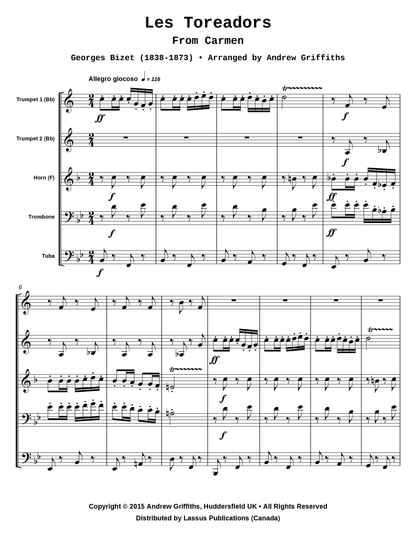 Les Toreadors from Carmen