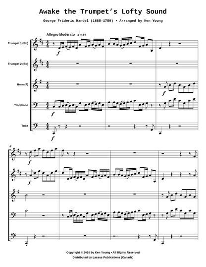 Awake the Trumpet's Lofty Sound