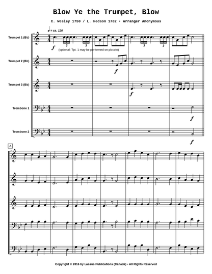 Blow Ye the Trumpet, Blow