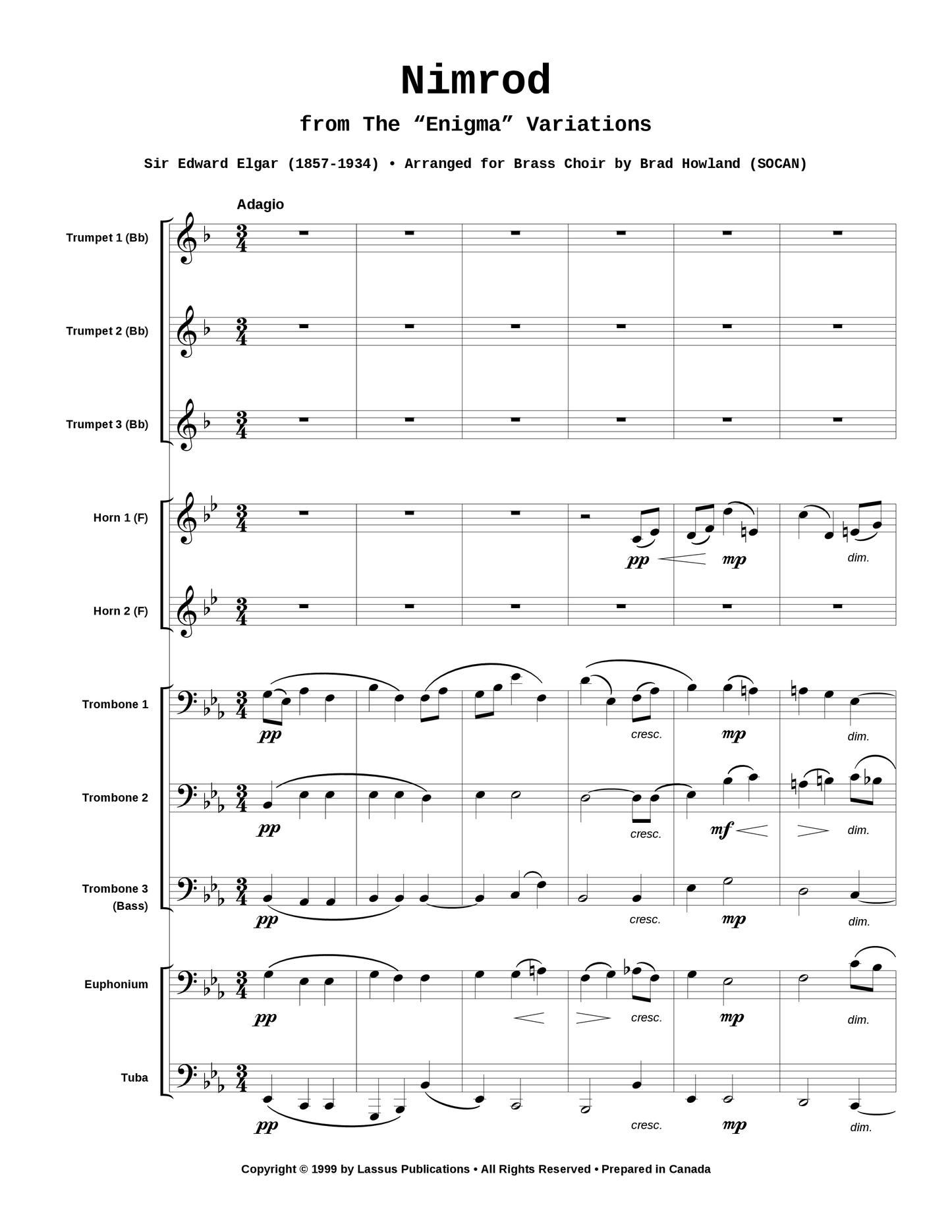 Nimrod from The "Enigma" Variations