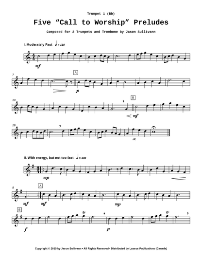 Five "Call to Worship" Preludes