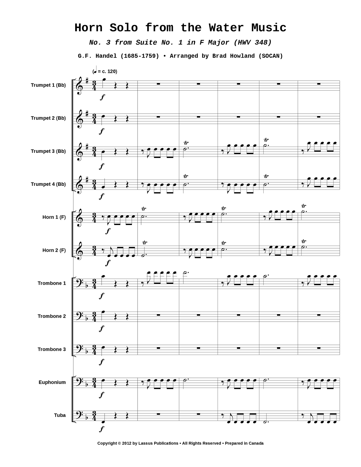 Horn Solo from the Water Music
