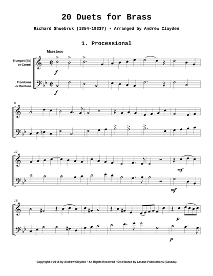 20 Duets for Brass