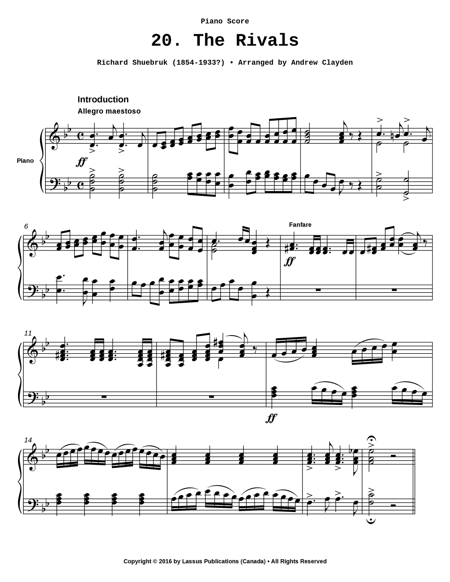 20 Duets for Brass