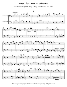 Duet for Two Trombones