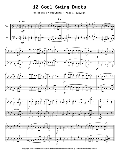 12 Cool Swing Duets