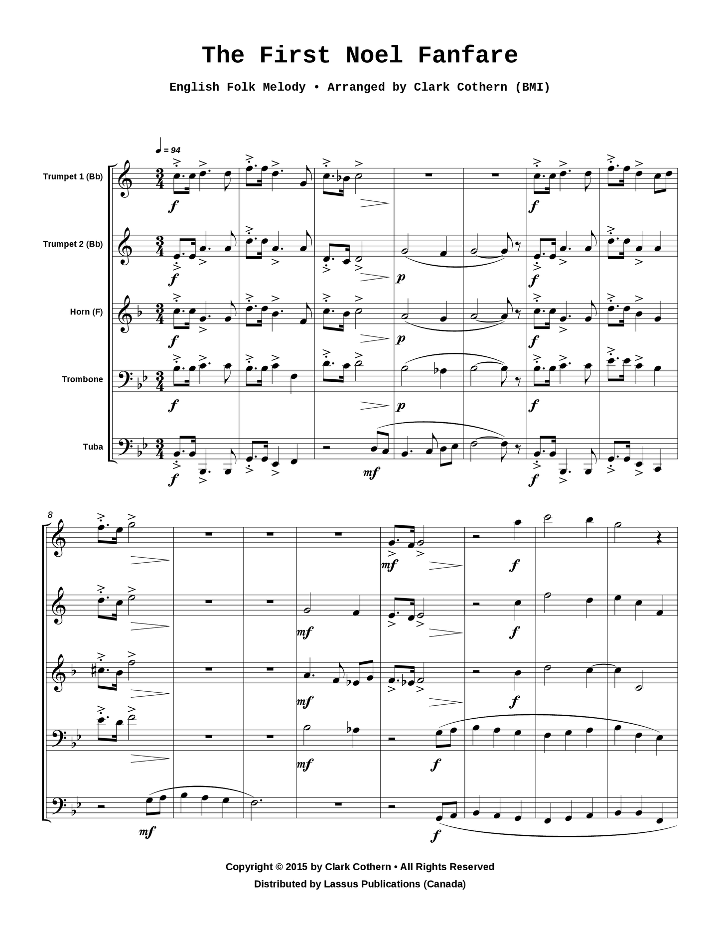 The First Noel Fanfare