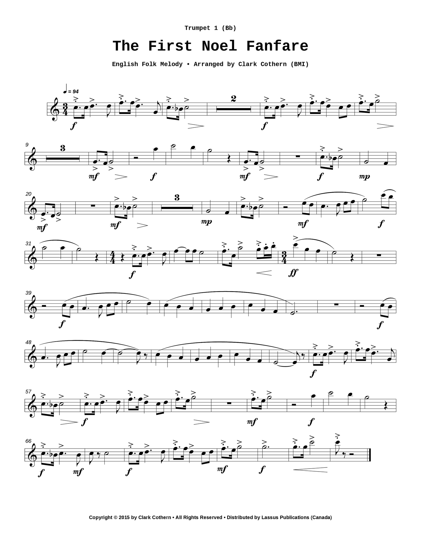 The First Noel Fanfare