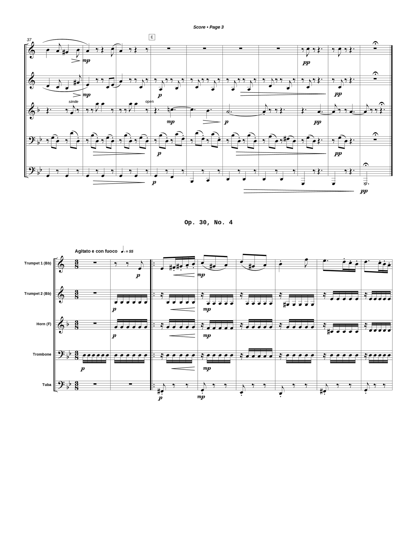 Two Songs Without Words