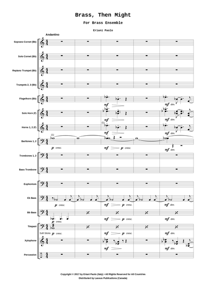 Brass, Then Might