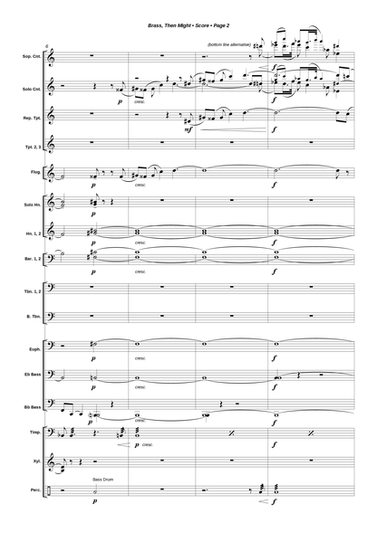 Brass, Then Might