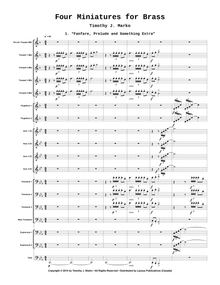 Four Miniatures for Brass