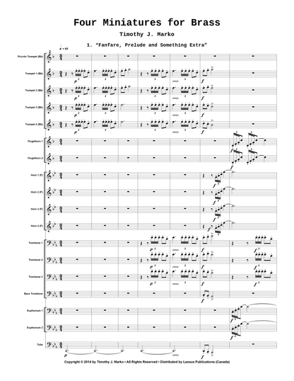 Four Miniatures for Brass